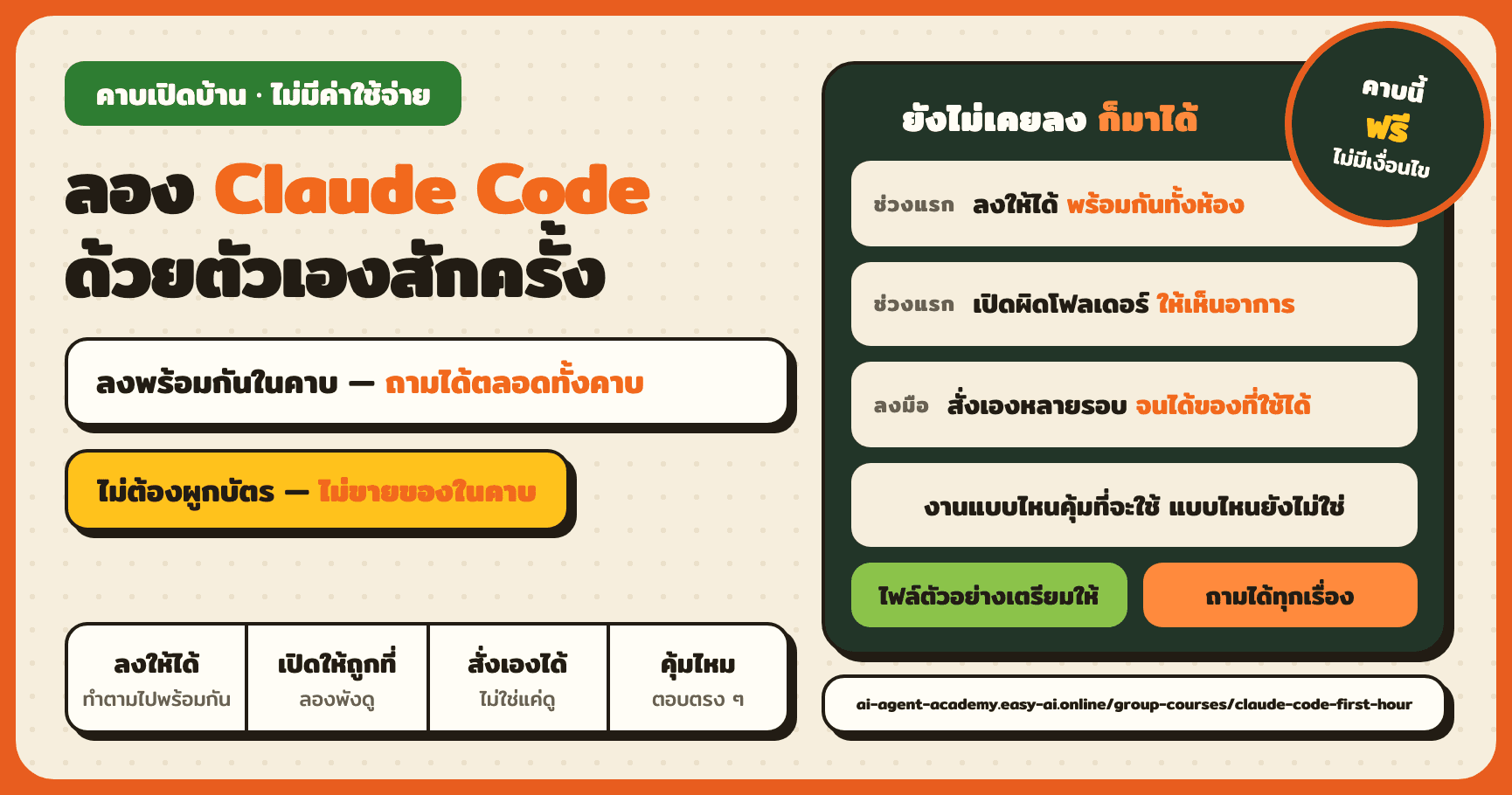 ลอง Claude Code ด้วยตัวเองสักครั้ง